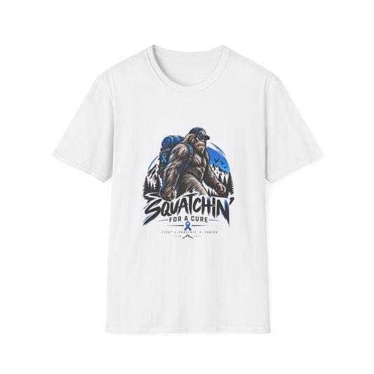 Squatchin' For A Cure | Prostate Cancer T-Shirt