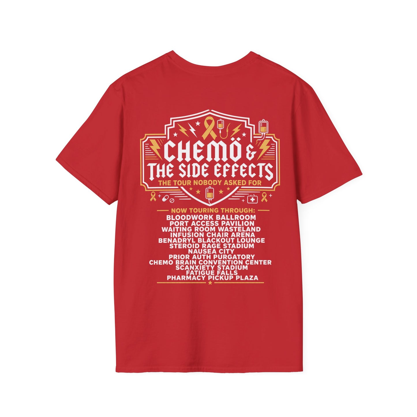 Chemo & The Side Effects Tour T-Shirt | Front & Back Print