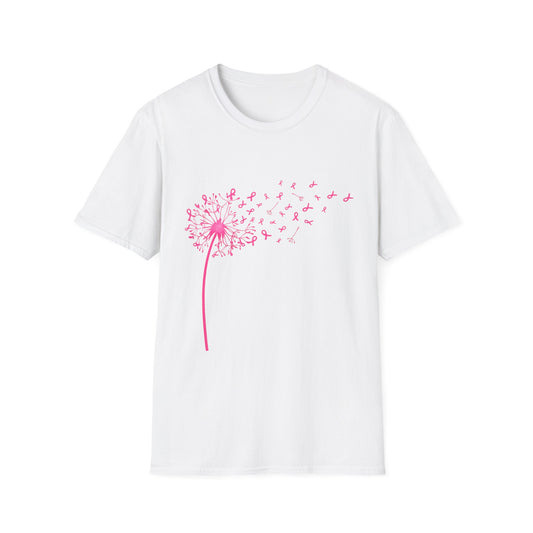 Breast Cancer Awareness Dandelion T-Shirt