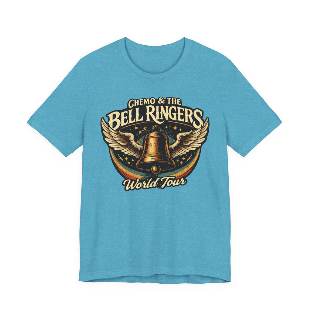 Chemo & The Bell Ringers World Tour Shirt | Cancer Survivor Gift | Chemo Patient Support Tee | Bell Ringing Celebration | Up to 4XL