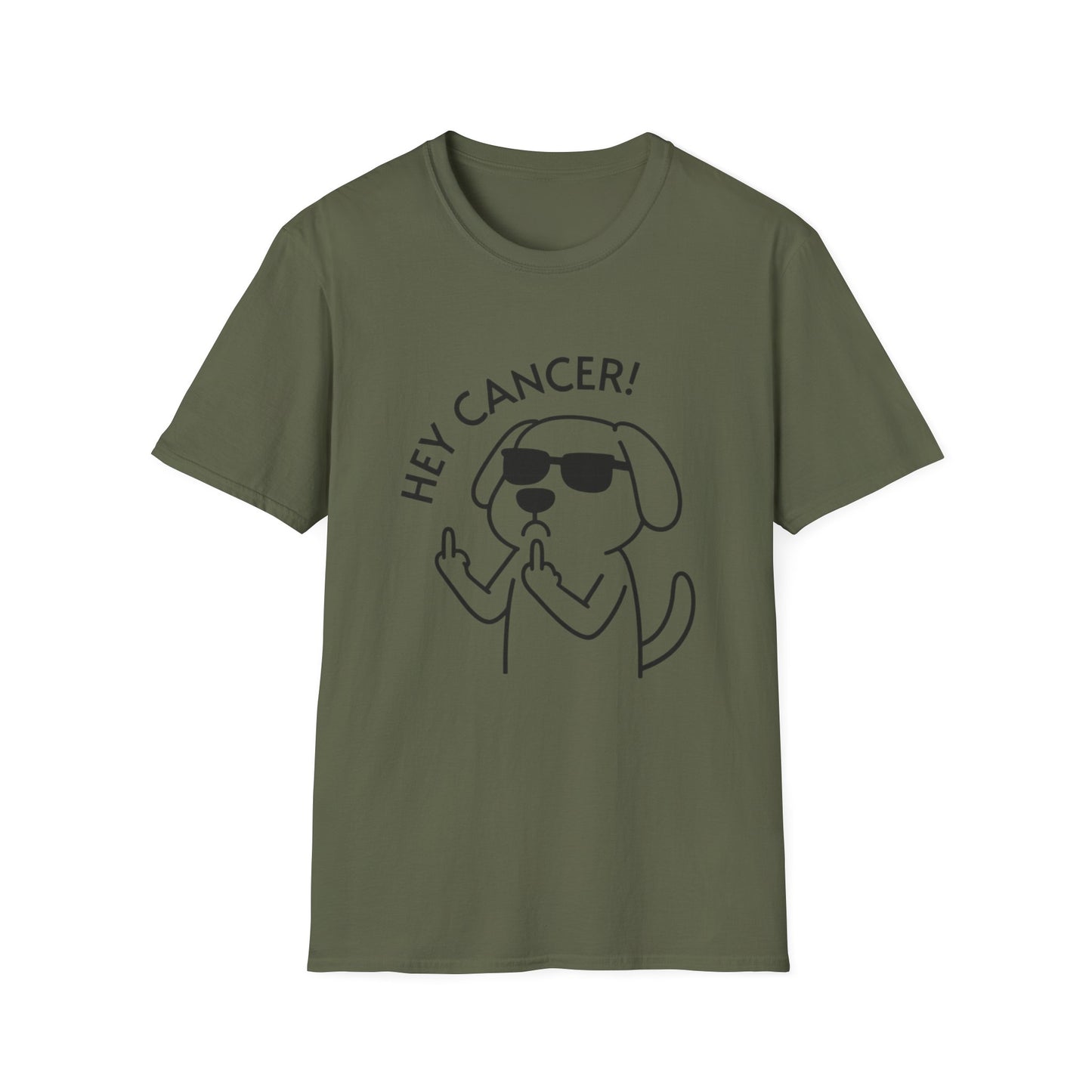 Hey Cancer! Dog Graphic T-shirt