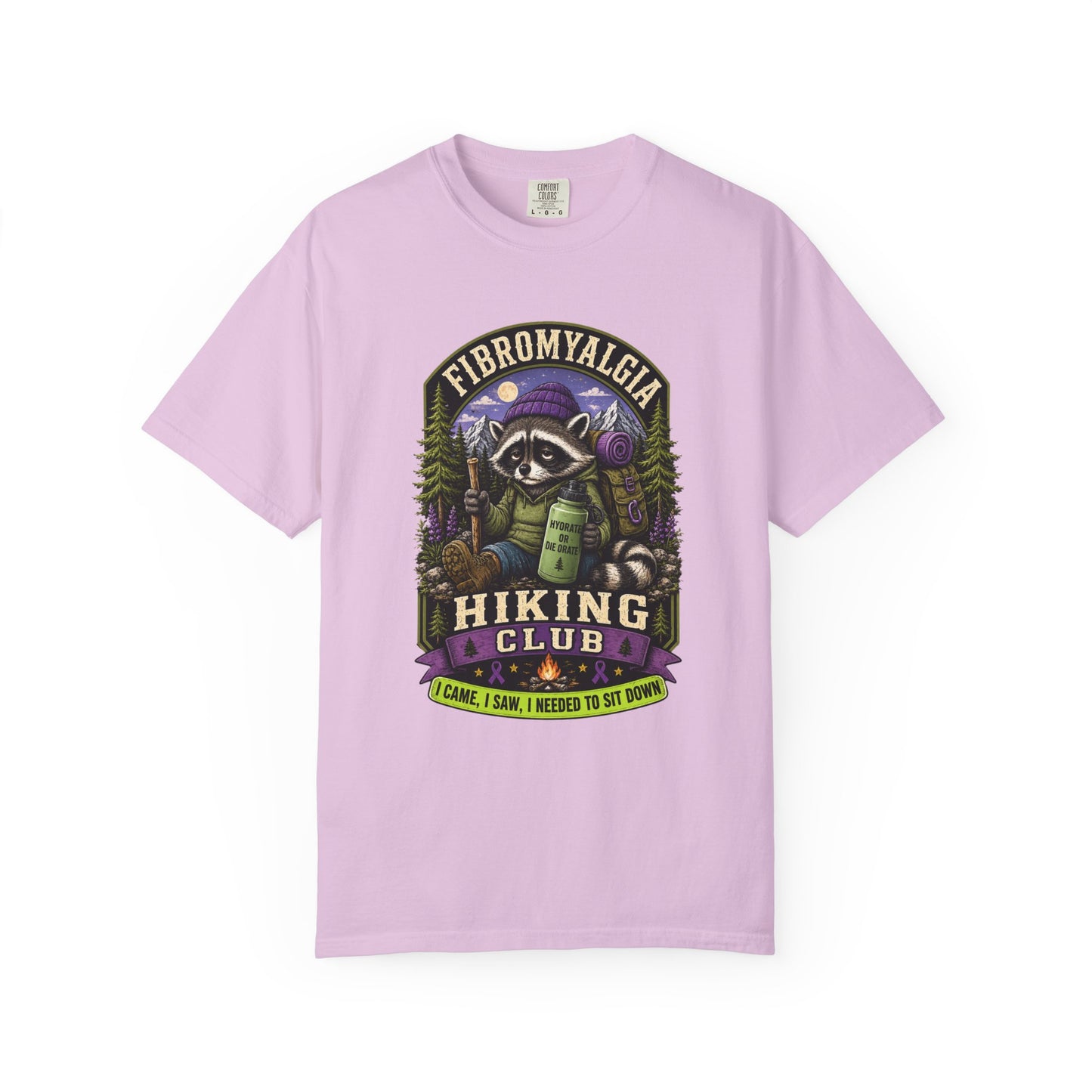 Fibromyalgia Raccoon Hiking Shirt ⭐ Heritage Collection