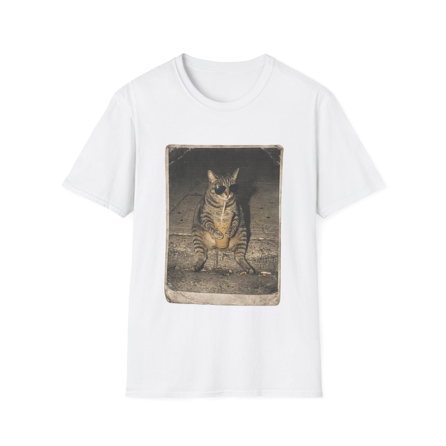 Vintage Tabby Cat Photo T-Shirt