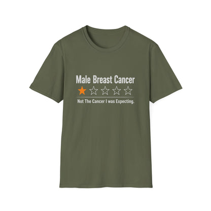 Male Breast Cancer Shirt, Not The Cancer I Was Expecting T-Shirt