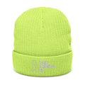 Still Showing Up Embroidered Beanie — Soft Italian Sourced Knit