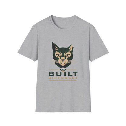 Built Different Cat T-Shirt