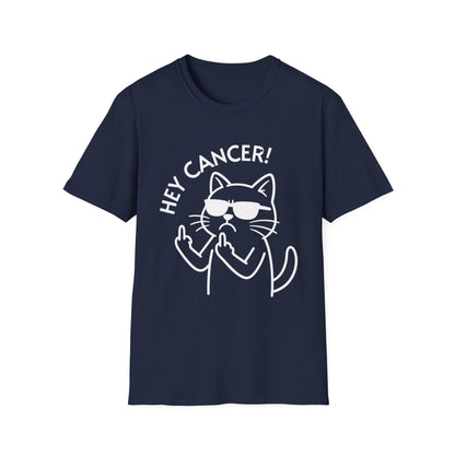 Hey Cancer Funny Cat T-Shirt