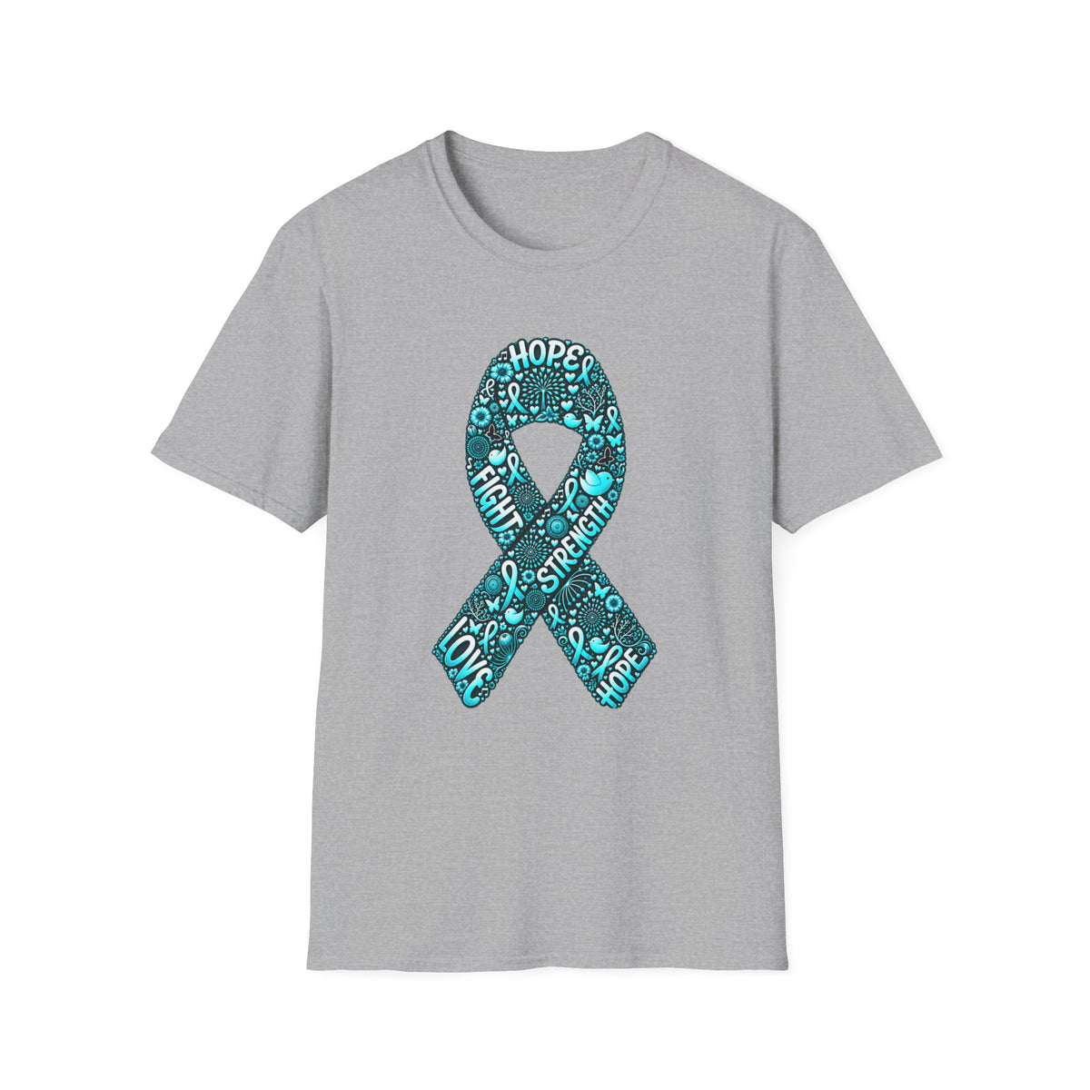 Ovarian Cancer Hope Ribbon Shirt T-shirt