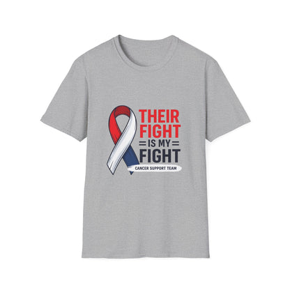 Cancer Support Team Tshirt |  Family Matching Cancer Awareness Tee Shirt