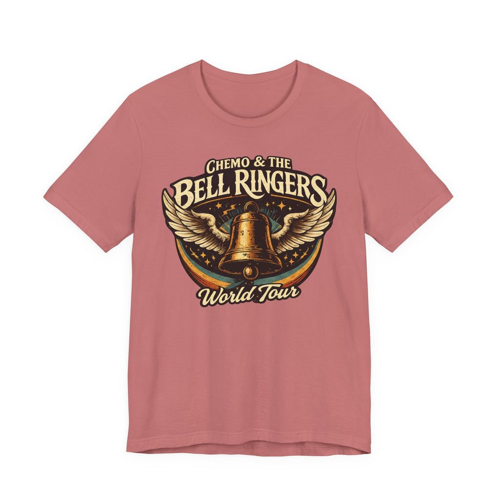 Chemo & The Bell Ringers World Tour Shirt | Cancer Survivor Gift | Chemo Patient Support Tee | Bell Ringing Celebration | Up to 4XL