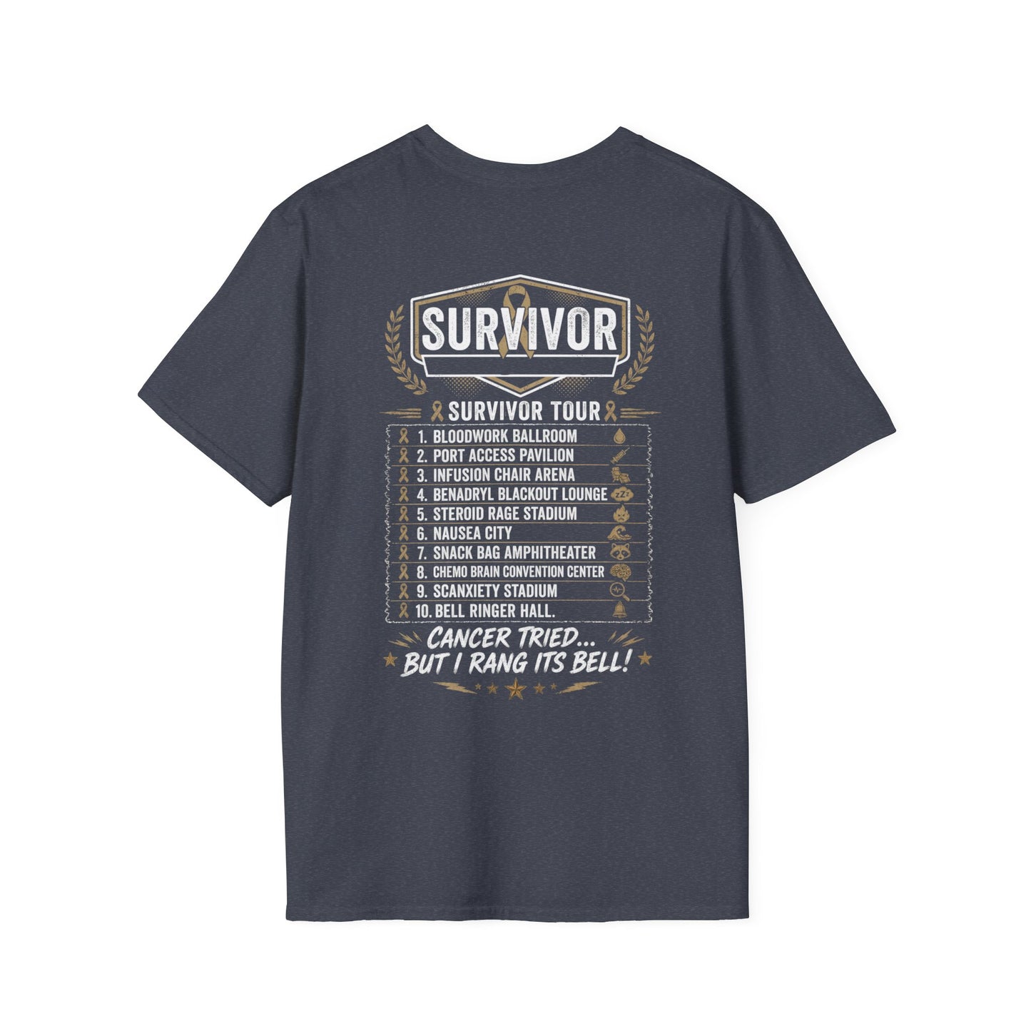 Chemo & The Bell Ringers World Tour T-Shirt,  FRONT & BACK PRINT