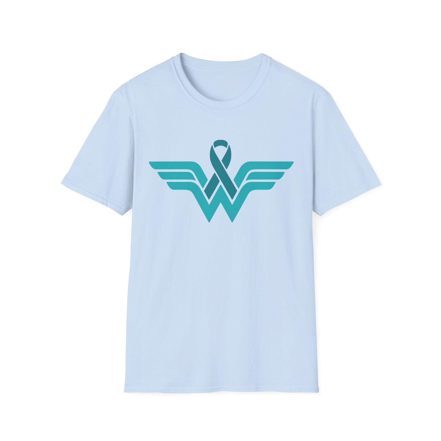Teal Warrior Superhero T-Shirt | Ovarian Cancer Awareness