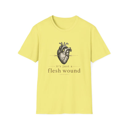 It’s Just a Flesh Wound Shirt | Breakup, Grief, Surgery & Heart Recovery T-Shirt