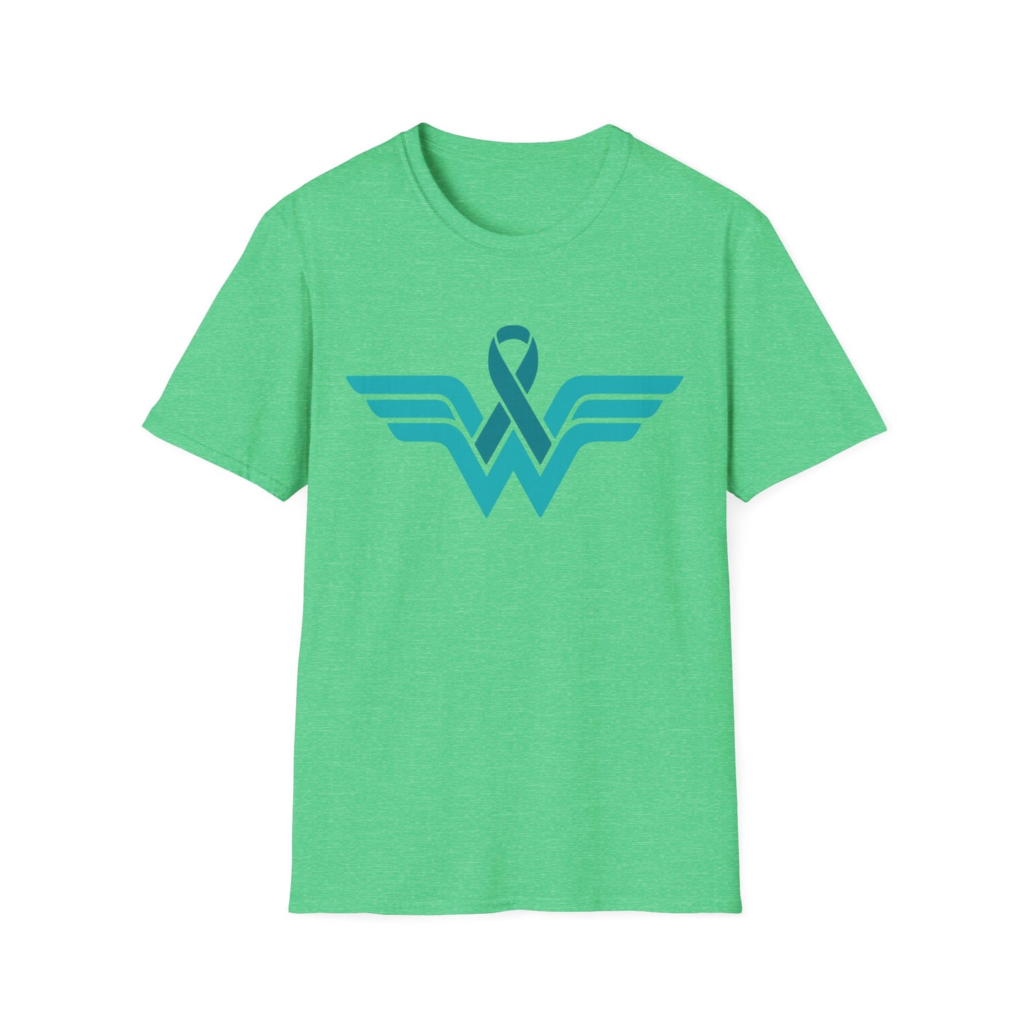 Teal Warrior Superhero T-Shirt | Ovarian Cancer Awareness