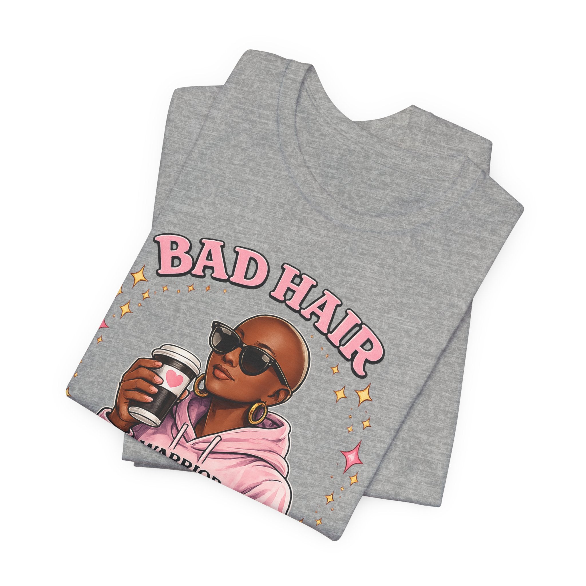 Bad Hair Year | Soft for Sensitive Chemo Skin | Funny T-Shirt Cancer Gift Survivor Breast Cancer
