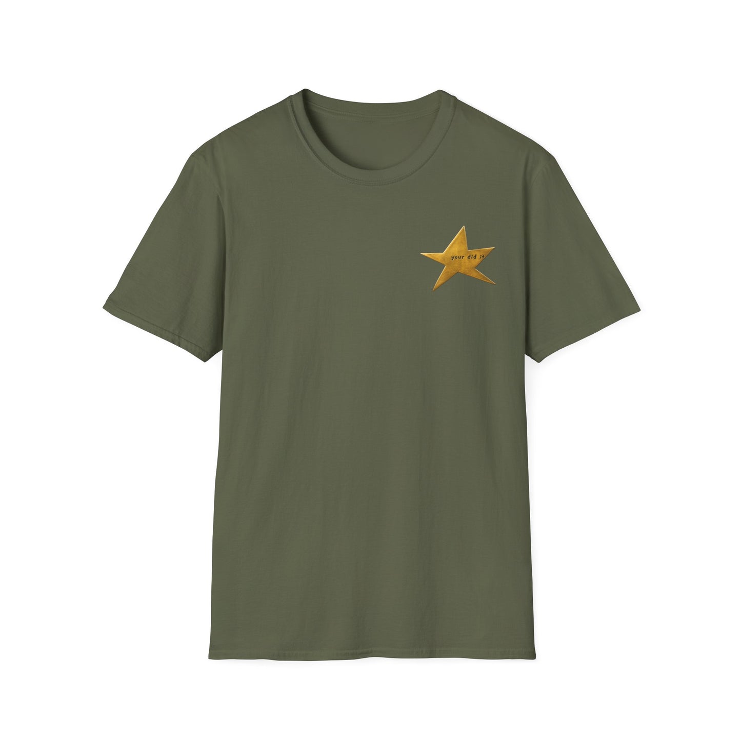 Your Did It Imperfect Gold Star T-Shirt