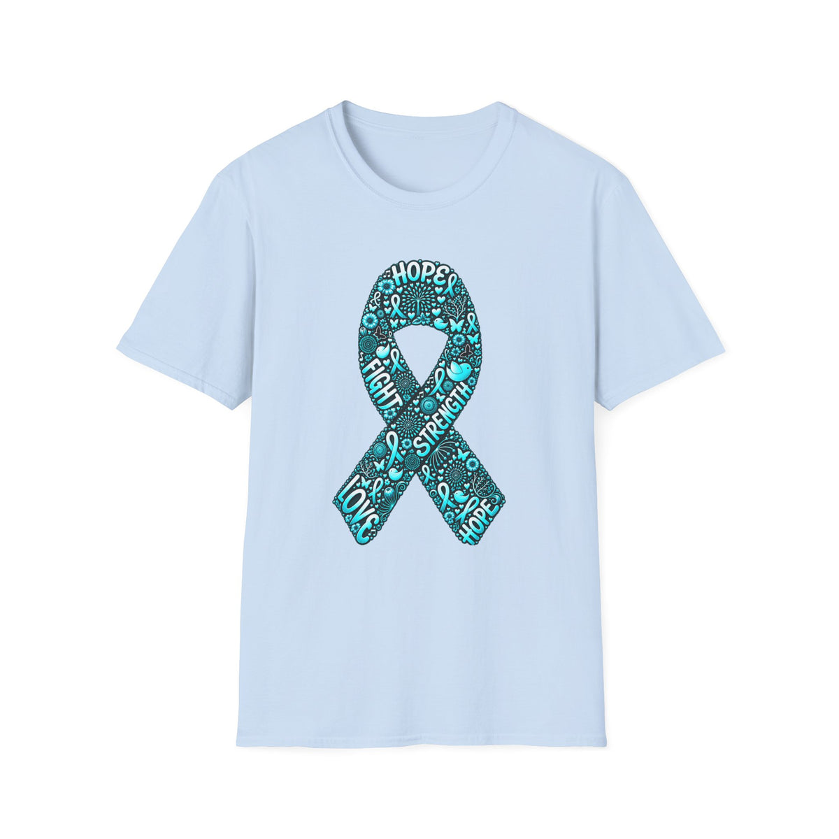 Ovarian Cancer Hope Ribbon Shirt T-shirt