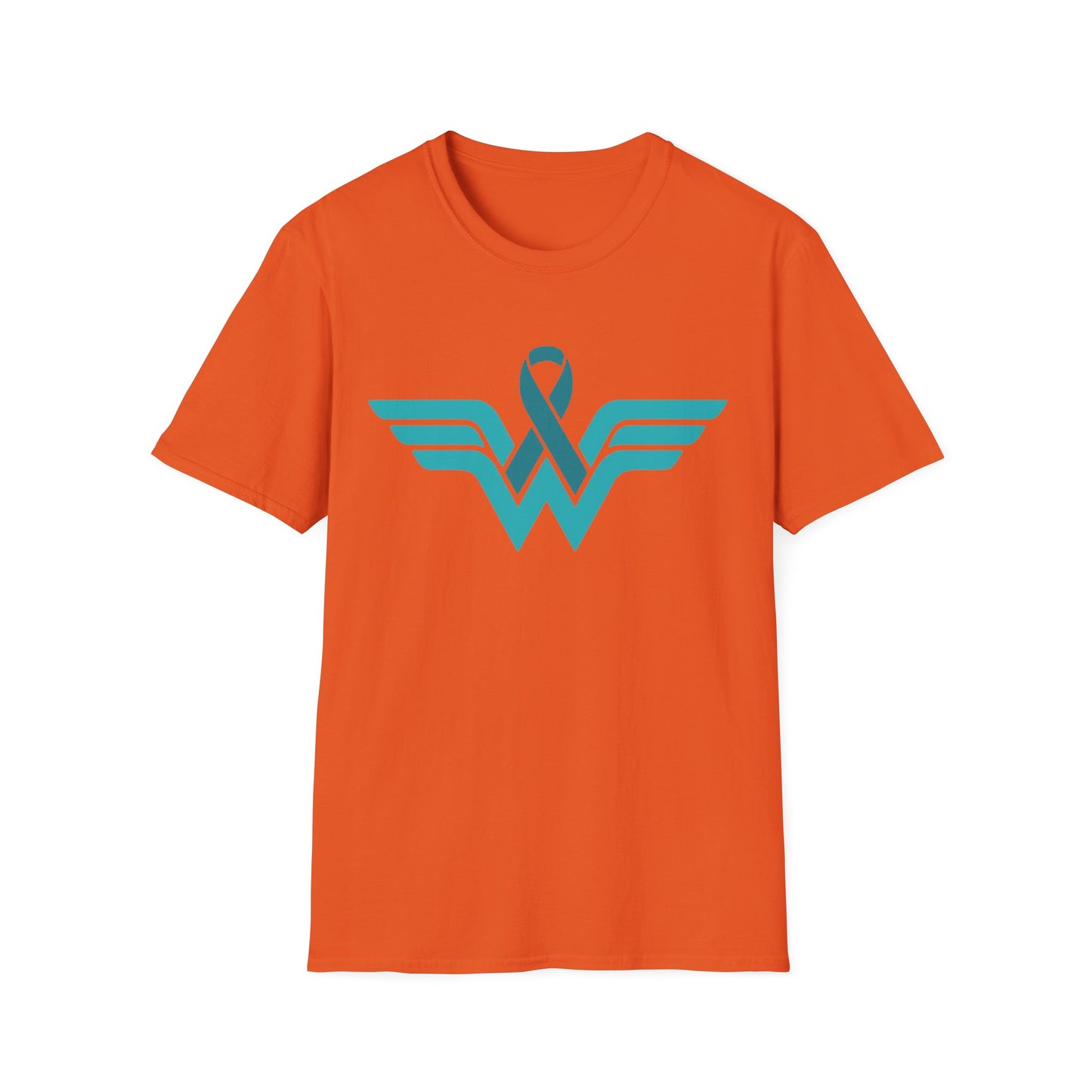 Teal Warrior Superhero T-Shirt | Ovarian Cancer Awareness