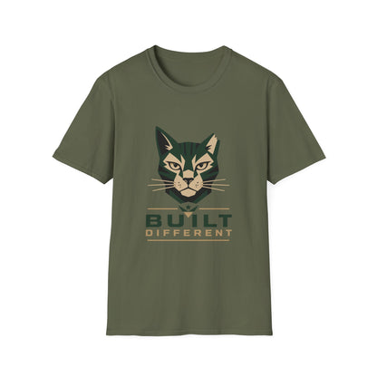 Built Different Cat T-Shirt