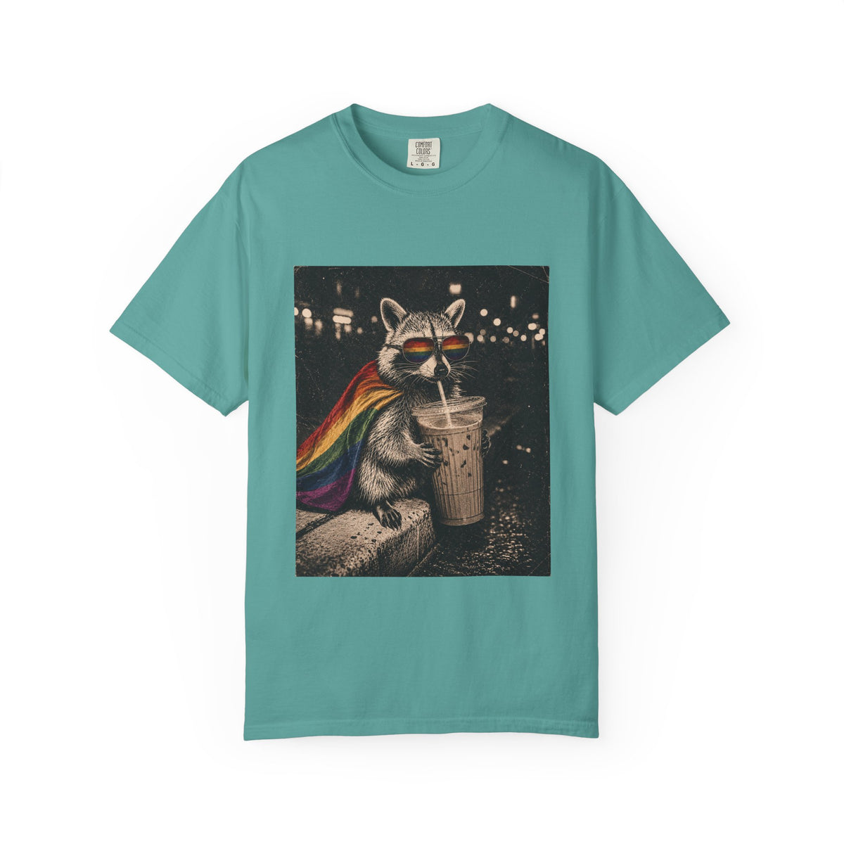 Midnight Trash Panda Coffee Club T-Shirt