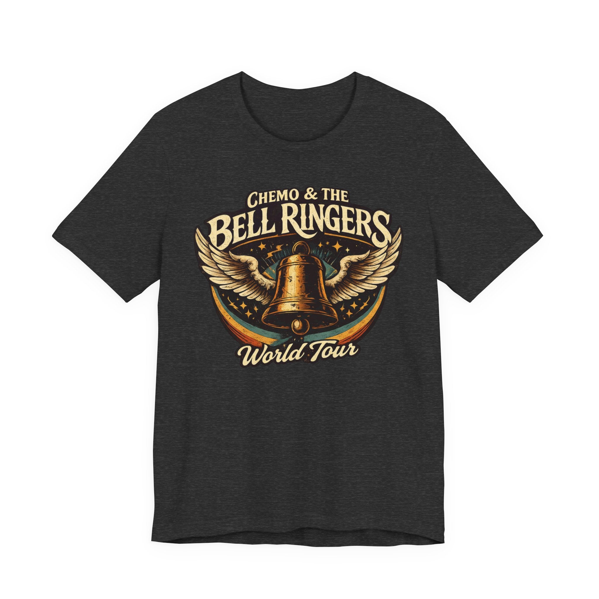 Chemo & The Bell Ringers World Tour Shirt | Cancer Survivor Gift | Chemo Patient Support Tee | Bell Ringing Celebration | Up to 4XL