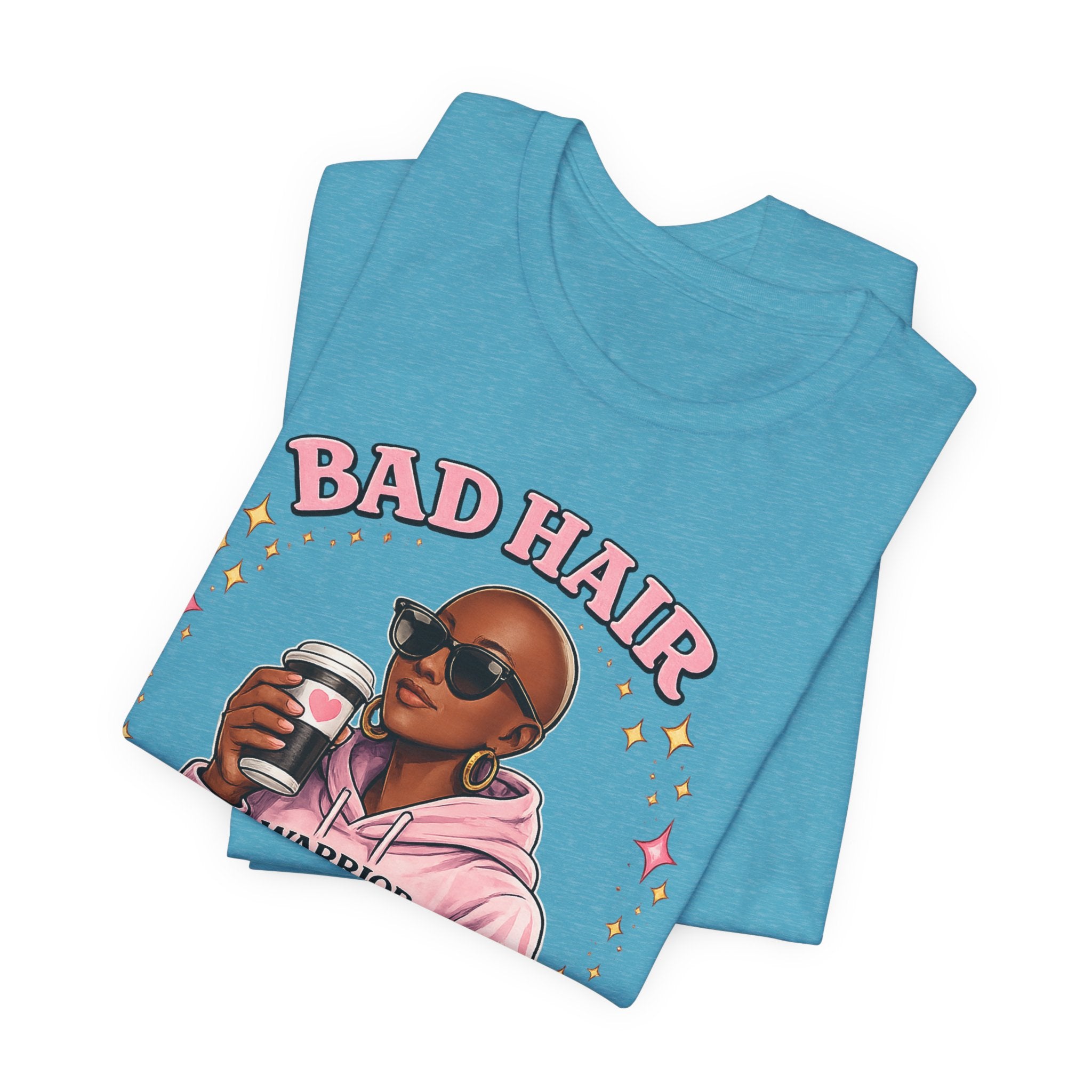 Bad Hair Year | Soft for Sensitive Chemo Skin | Funny T-Shirt Cancer Gift Survivor Breast Cancer