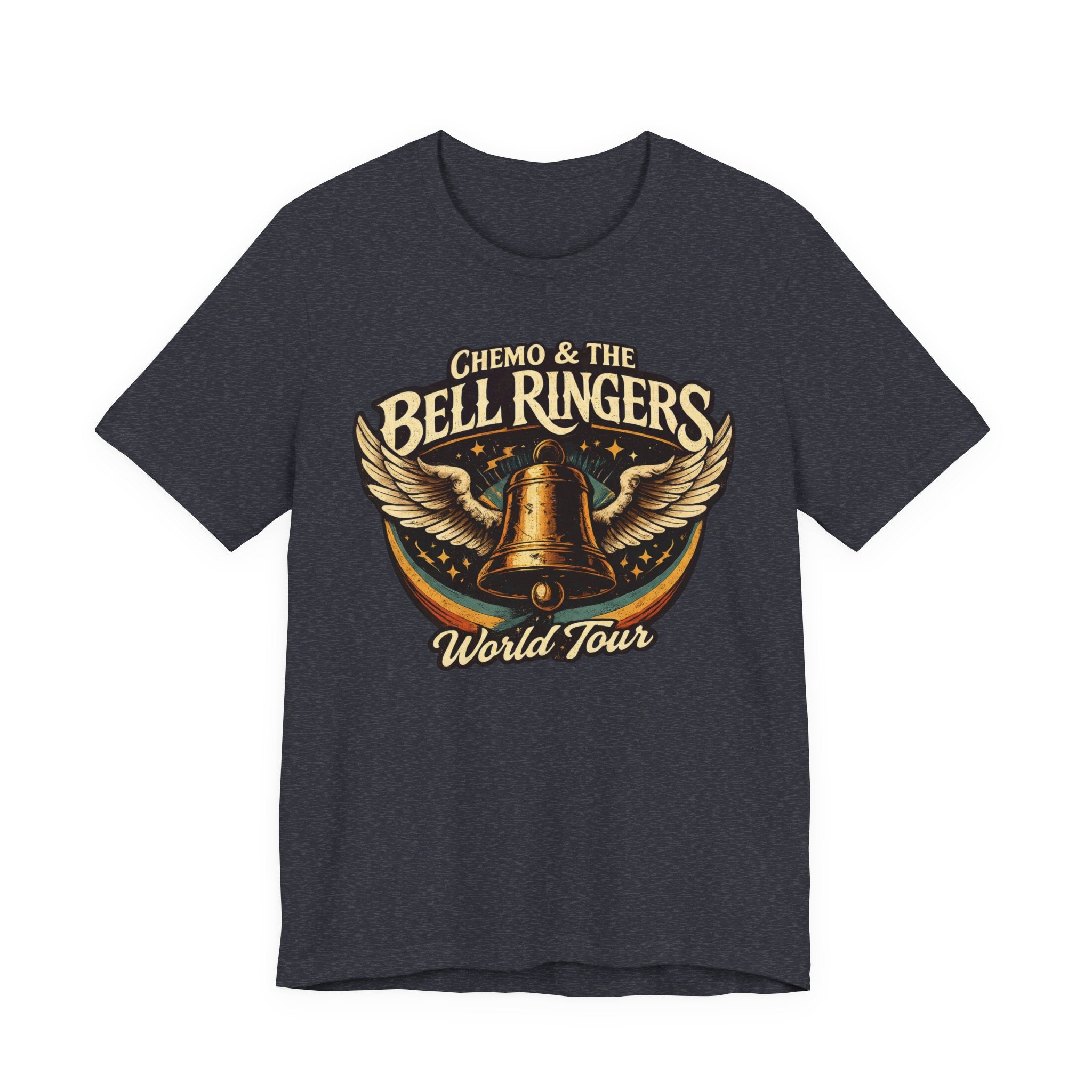 Chemo & The Bell Ringers World Tour Shirt | Cancer Survivor Gift | Chemo Patient Support Tee | Bell Ringing Celebration | Up to 4XL