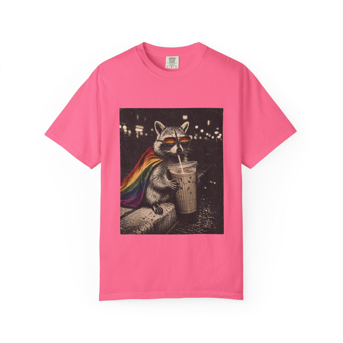 Midnight Trash Panda Coffee Club T-Shirt