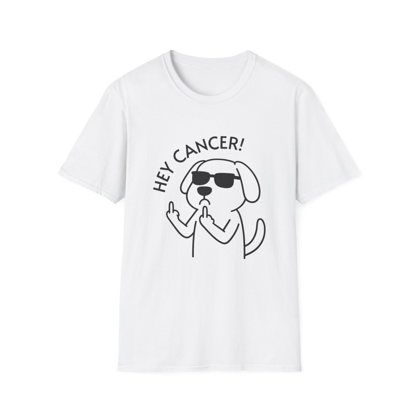 Hey Cancer! Dog Graphic T-shirt