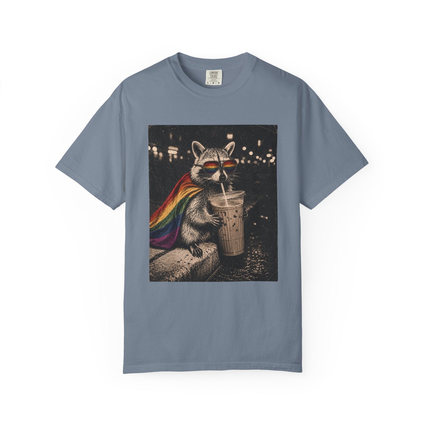 Midnight Trash Panda Coffee Club T-Shirt