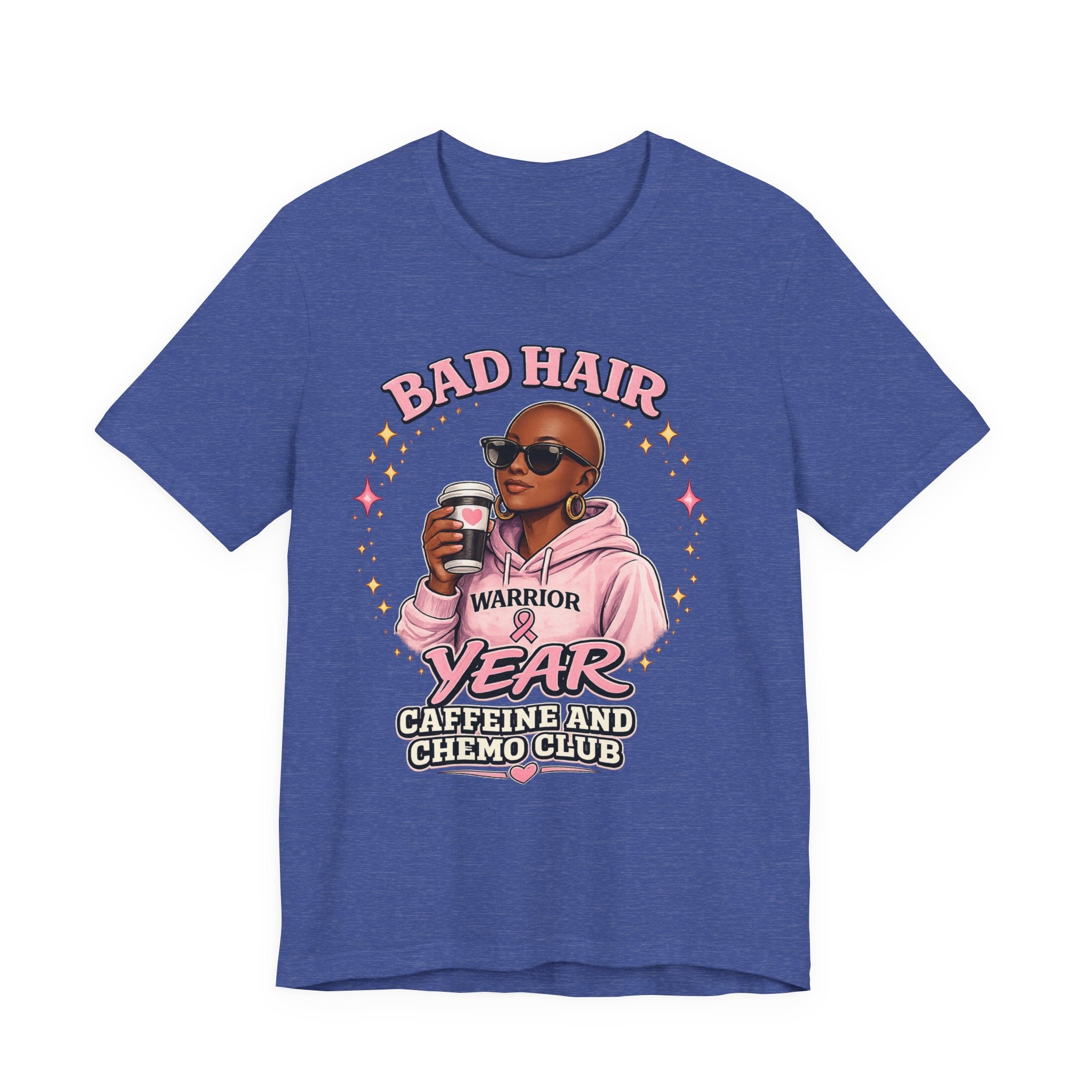 Bad Hair Year | Soft for Sensitive Chemo Skin | Funny T-Shirt Cancer Gift Survivor Breast Cancer