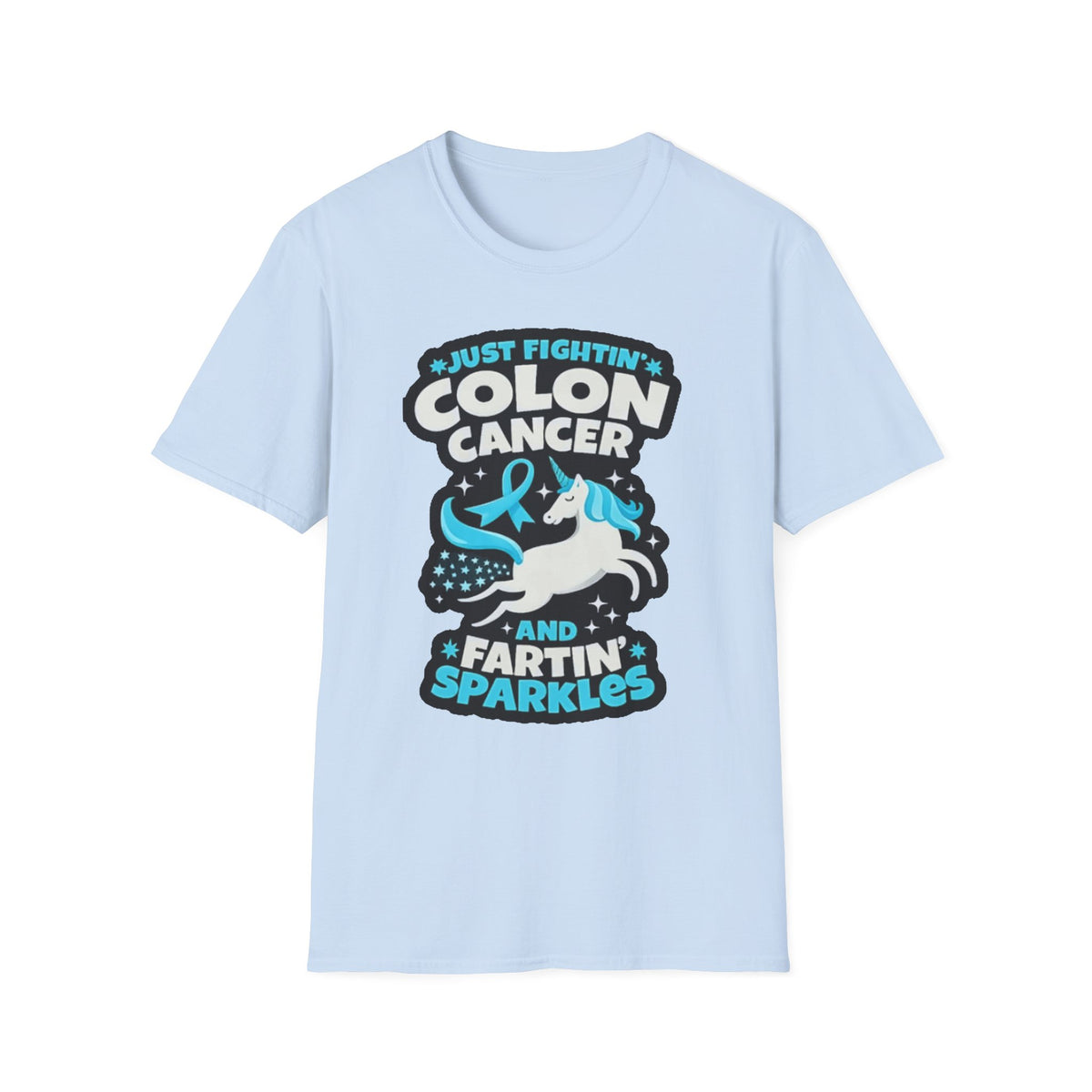 Colon Cancer Farting Sparkles T-Shirt