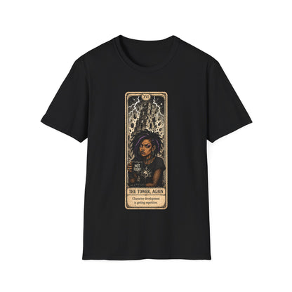 The Tower, Again Tarot T-Shirt