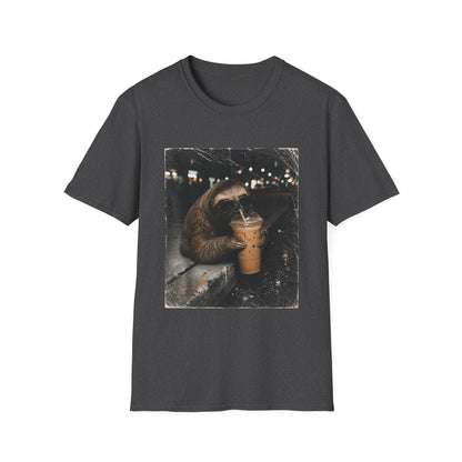 Sloth & Sip Iced Coffee Vintage T-Shirt