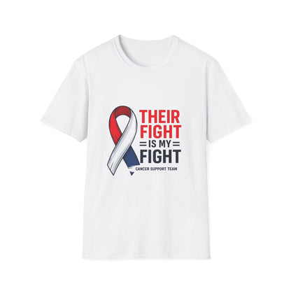 Cancer Support Team Tshirt |  Family Matching Cancer Awareness Tee Shirt
