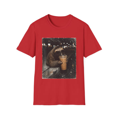 Sloth & Sip Iced Coffee Vintage T-Shirt