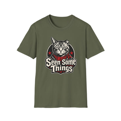 Seen Some Things Cat T-Shirt