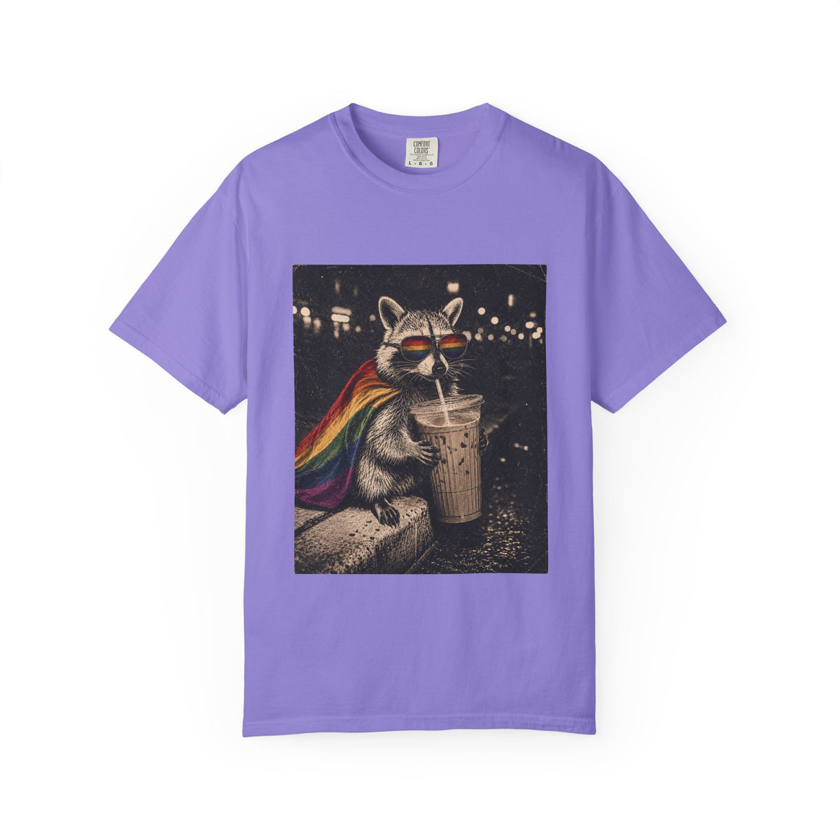 Midnight Trash Panda Coffee Club T-Shirt