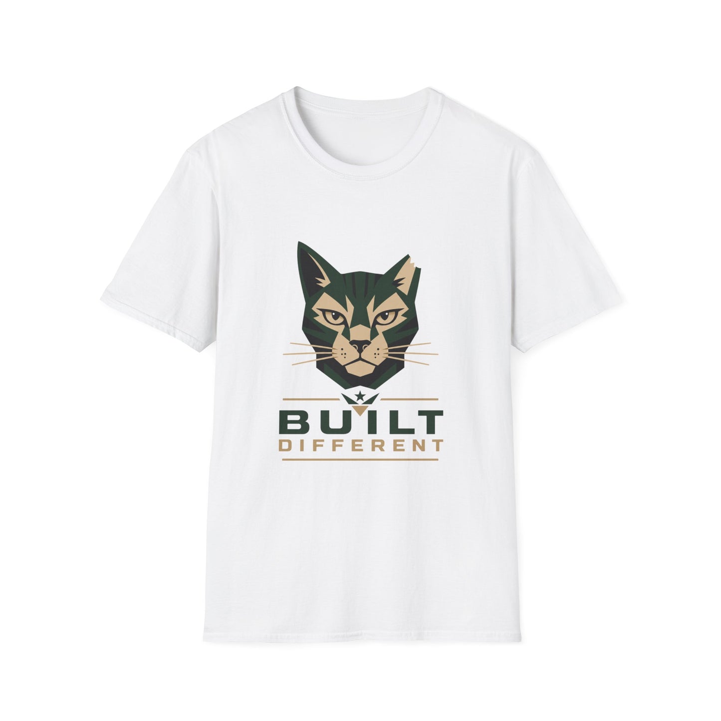 Built Different Cat T-Shirt