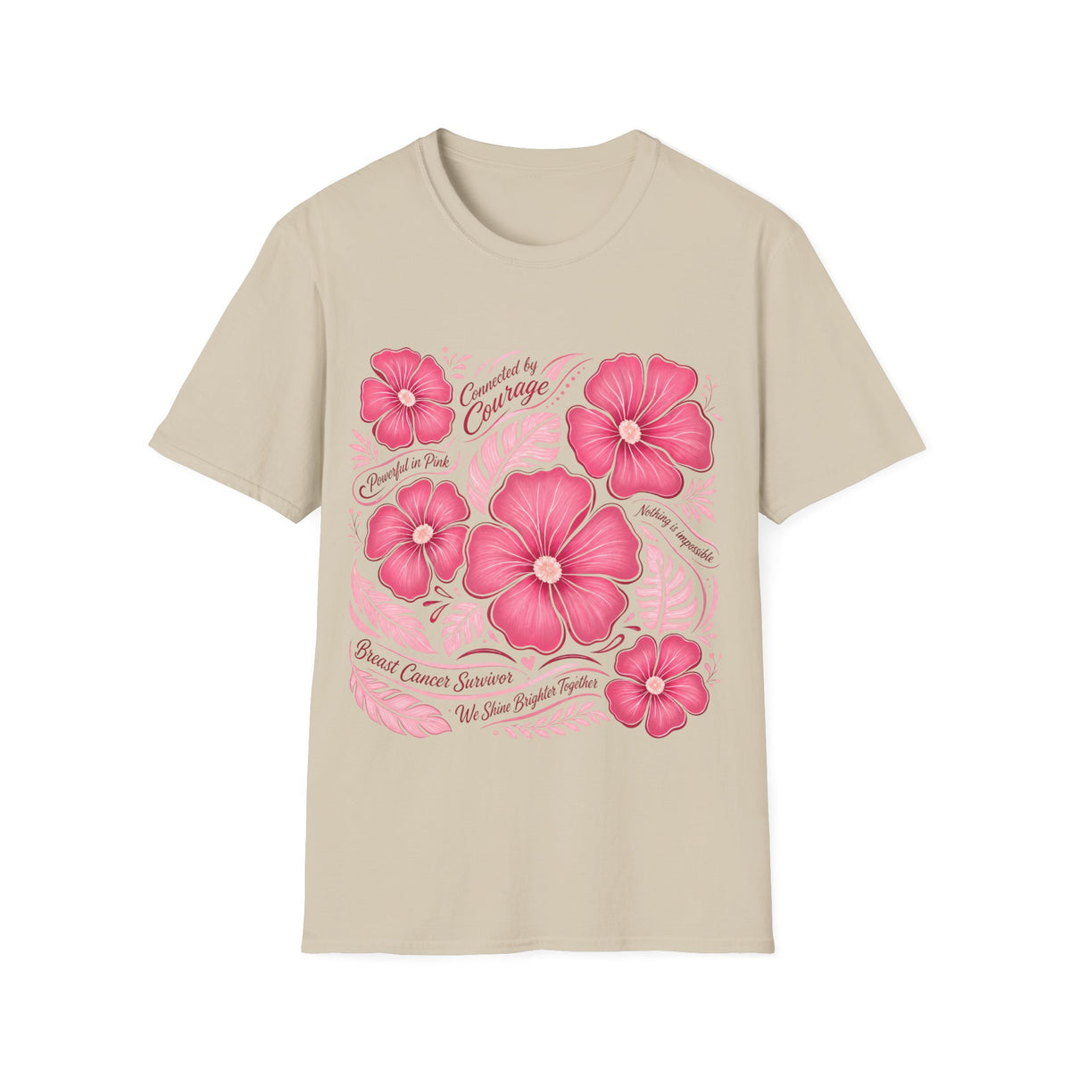 Breast Cancer Survivor Shirt 🌸 Pink Floral T-Shirt