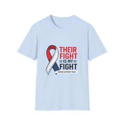 Cancer Support Team Tshirt |  Family Matching Cancer Awareness Tee Shirt