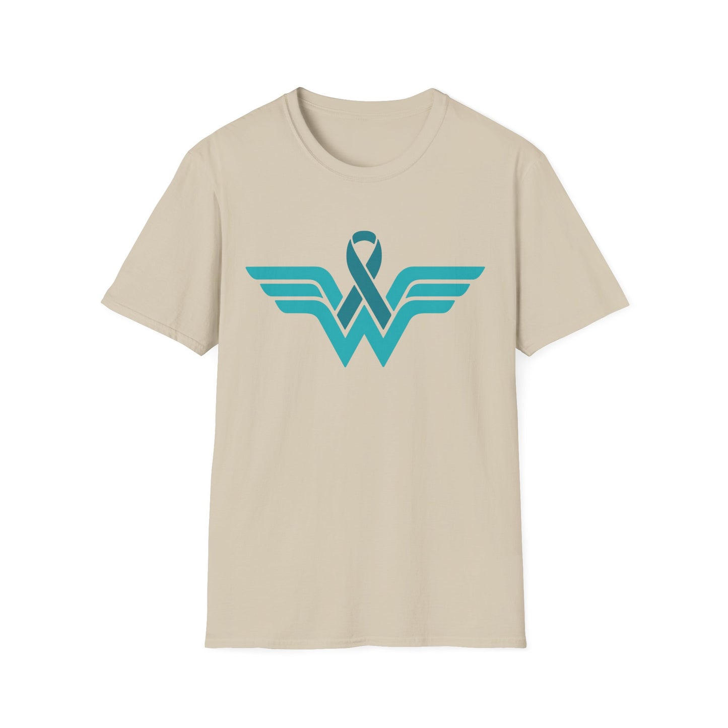 Teal Warrior Superhero T-Shirt | Ovarian Cancer Awareness