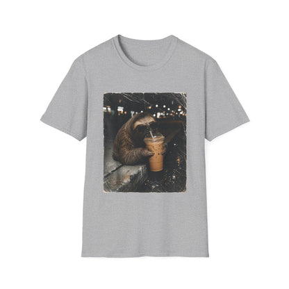 Sloth & Sip Iced Coffee Vintage T-Shirt