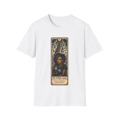 The Tower, Again Tarot T-Shirt