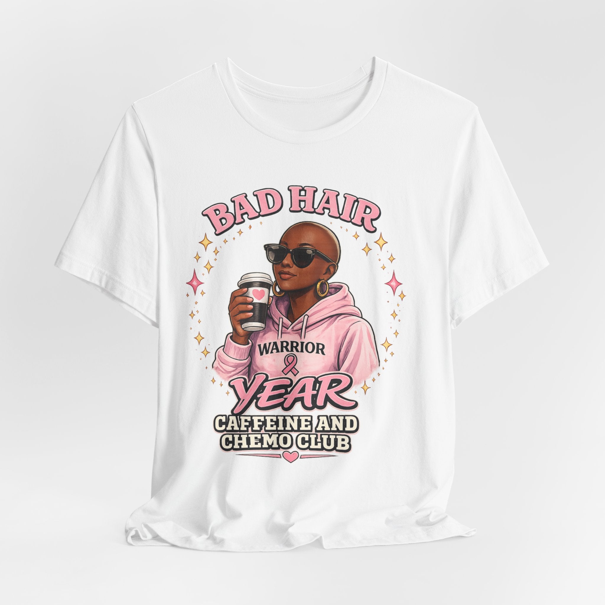 Bad Hair Year | Soft for Sensitive Chemo Skin | Funny T-Shirt Cancer Gift Survivor Breast Cancer