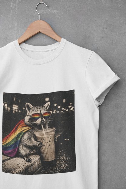 Midnight Trash Panda Coffee Club T-Shirt