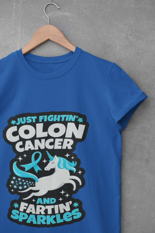 Colon Cancer Farting Sparkles T-Shirt