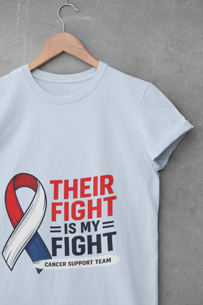 Cancer Support Team Tshirt |  Family Matching Cancer Awareness Tee Shirt