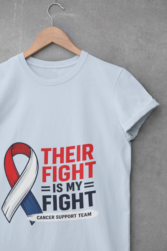 Cancer Support Team Tshirt |  Family Matching Cancer Awareness Tee Shirt