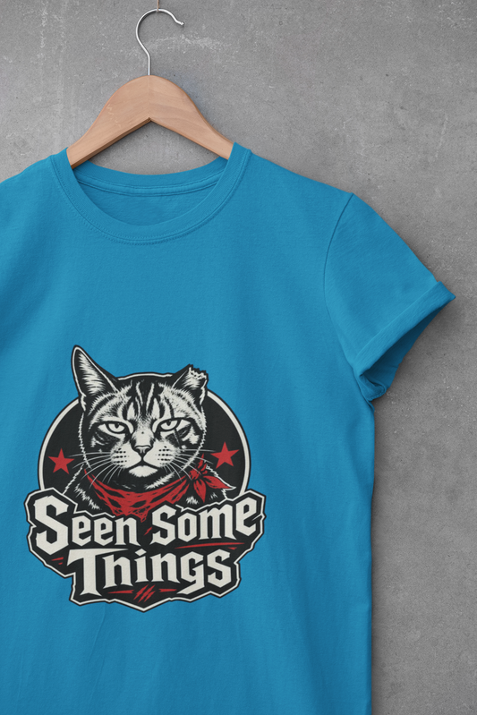 Seen Some Things Cat T-Shirt